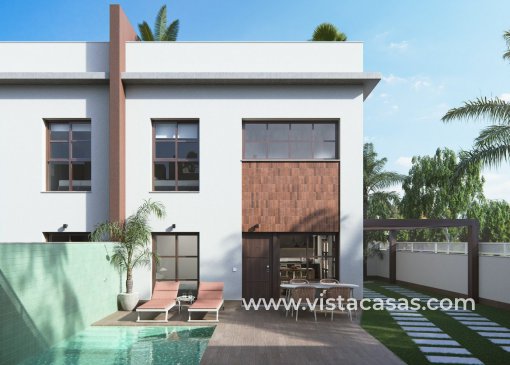 Townhouse - New Build - Pilar de la Horadada - V-21298