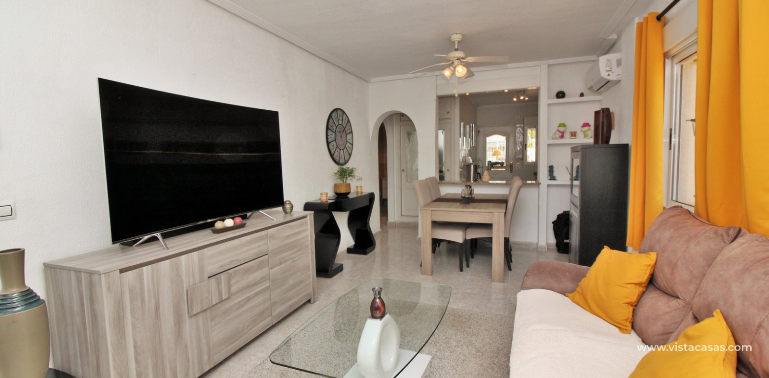 South facing detached villa with private pool and garage for sale Montegolf VII Villamartin lounge 2
