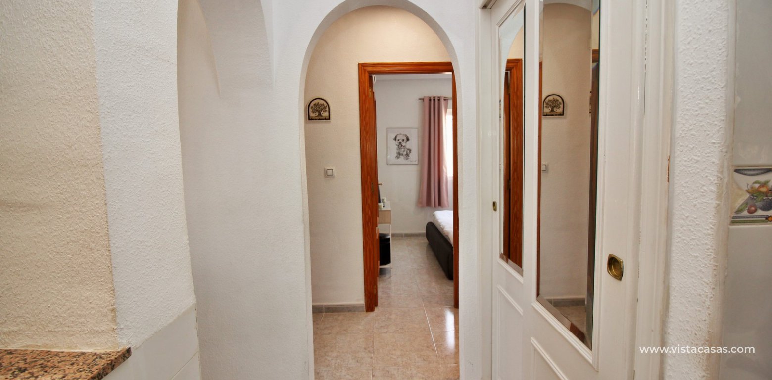 South facing detached villa with private pool and garage for sale Montegolf VII Villamartin hallway
