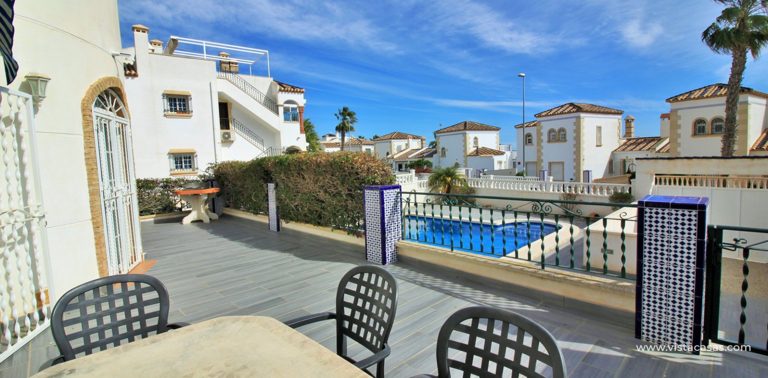 Villa with private pool for sale R3 Las Violetas Villamartin terrace