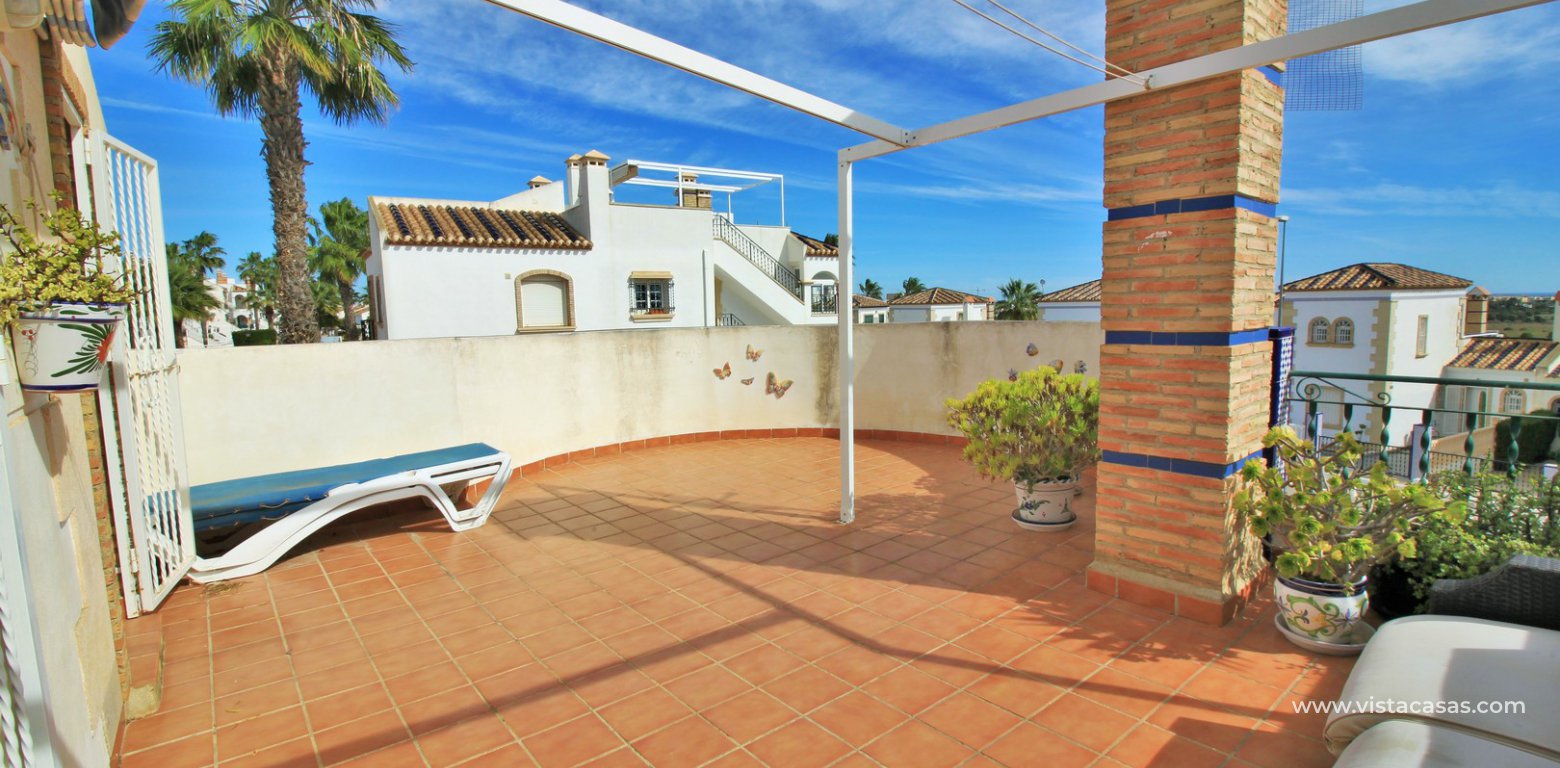 Villa with private pool for sale R3 Las Violetas Villamartin roof terrace