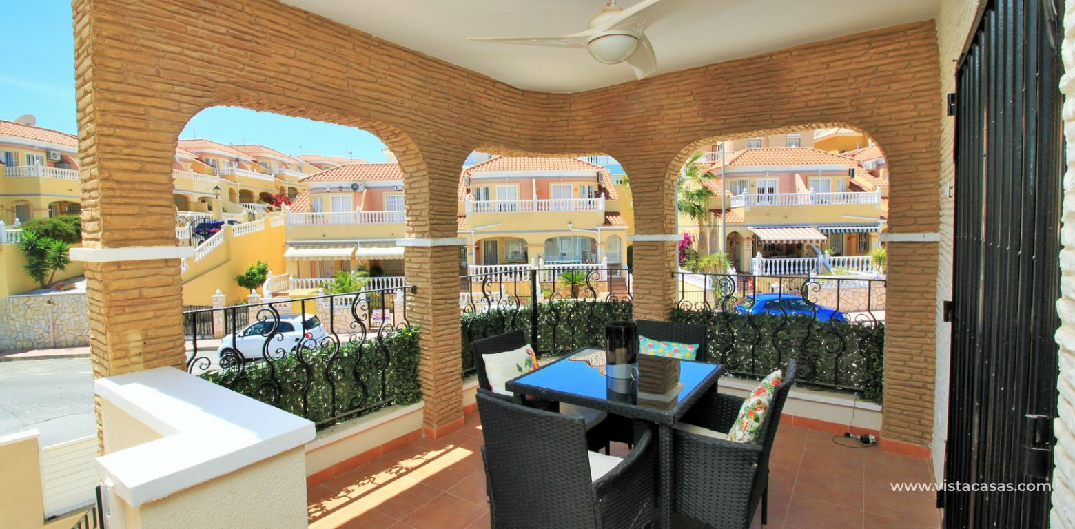 5 bedroom villa with private pool for sale Villamartin porch