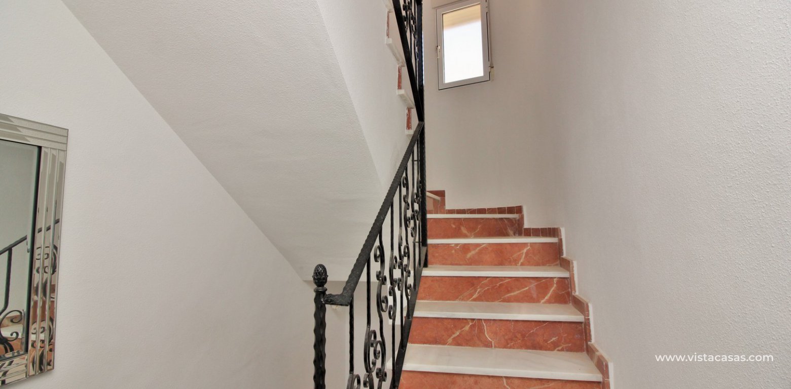 5 bedroom villa with private pool for sale Villamartin staircase