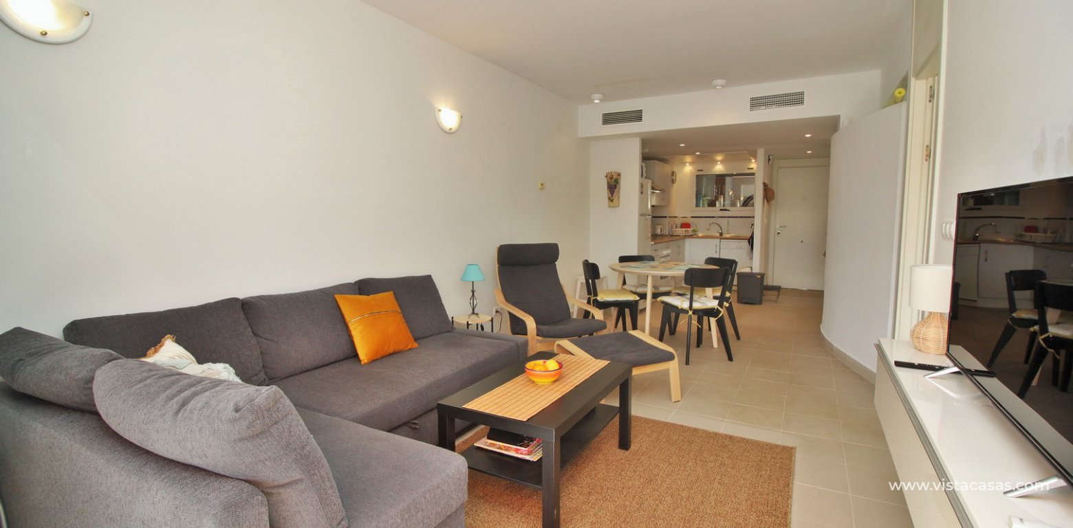 South facing penthouse for sale in El Rincon Playa Flamenca lounge