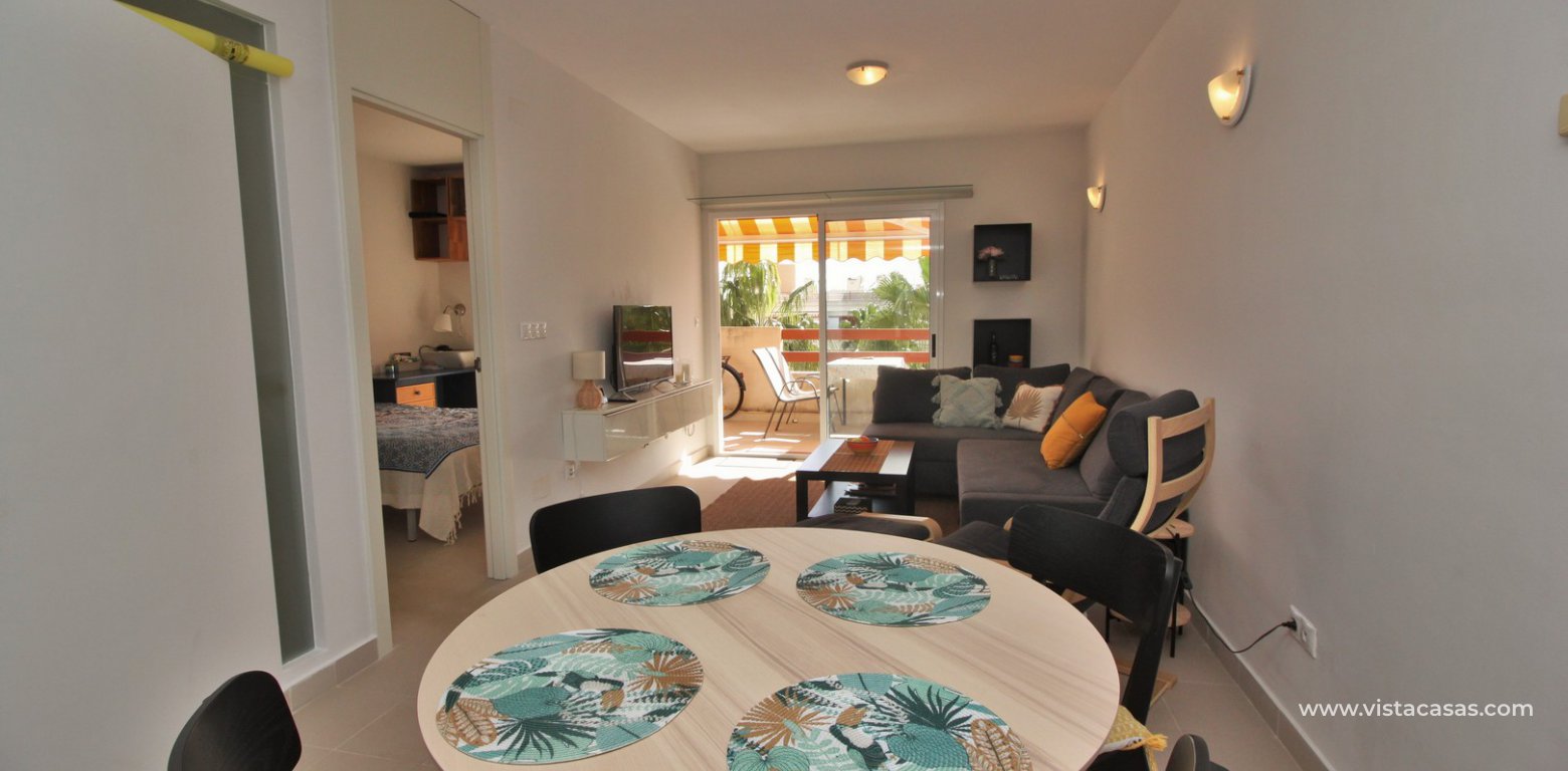 South facing penthouse for sale in El Rincon Playa Flamenca lounge diner