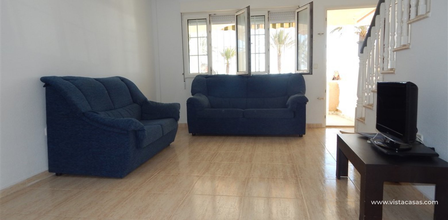 Frontline Sea property for sale in Torre de la Horadada living room