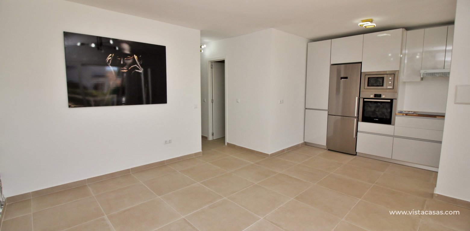 Modern South facing ground floor apartment for sale in Los Dolses lounge