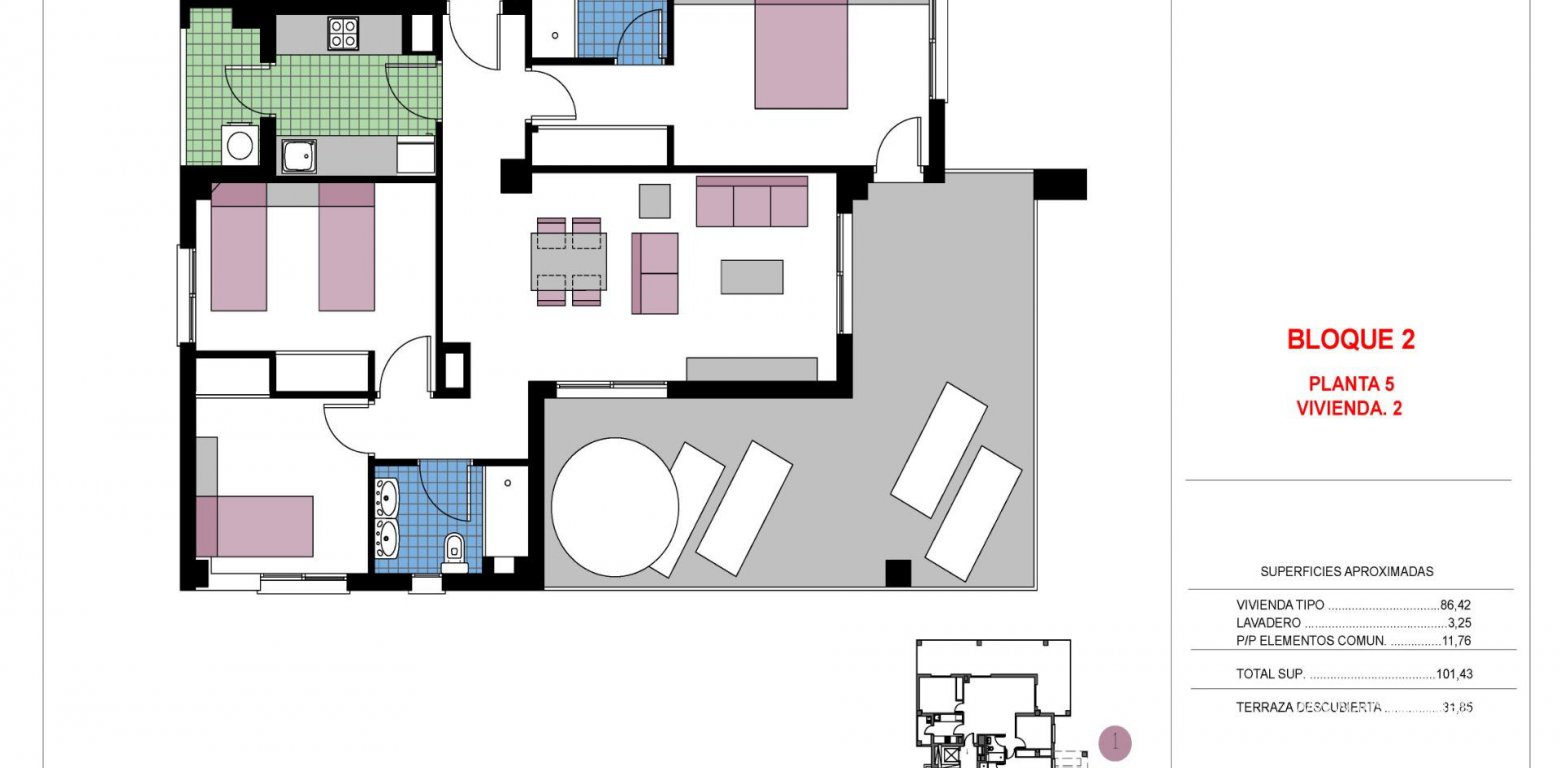Ny konstruktion - Lägenhet - Mil Palmeras