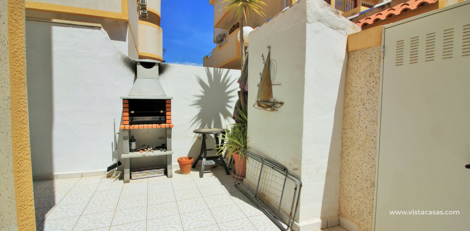 South facing 3 bedroom townhouse for sale Amapolas VII Playa Flamenca bbq