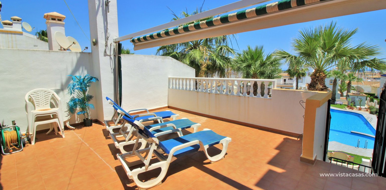 Property for sale in Los Dolses roof solarium pool view
