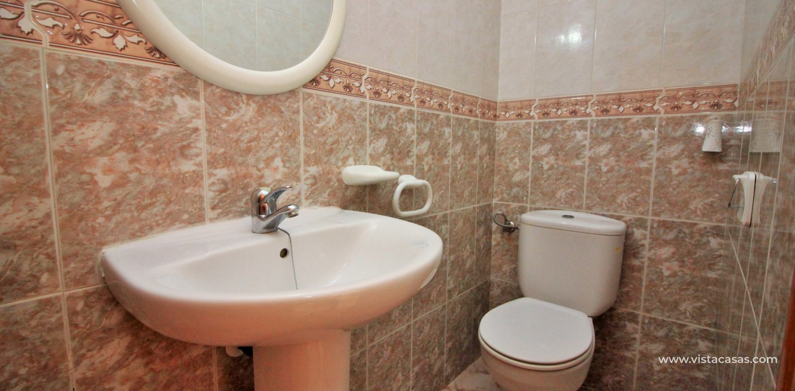 Townhouse for sale in Cabo Roig downstairs toilet