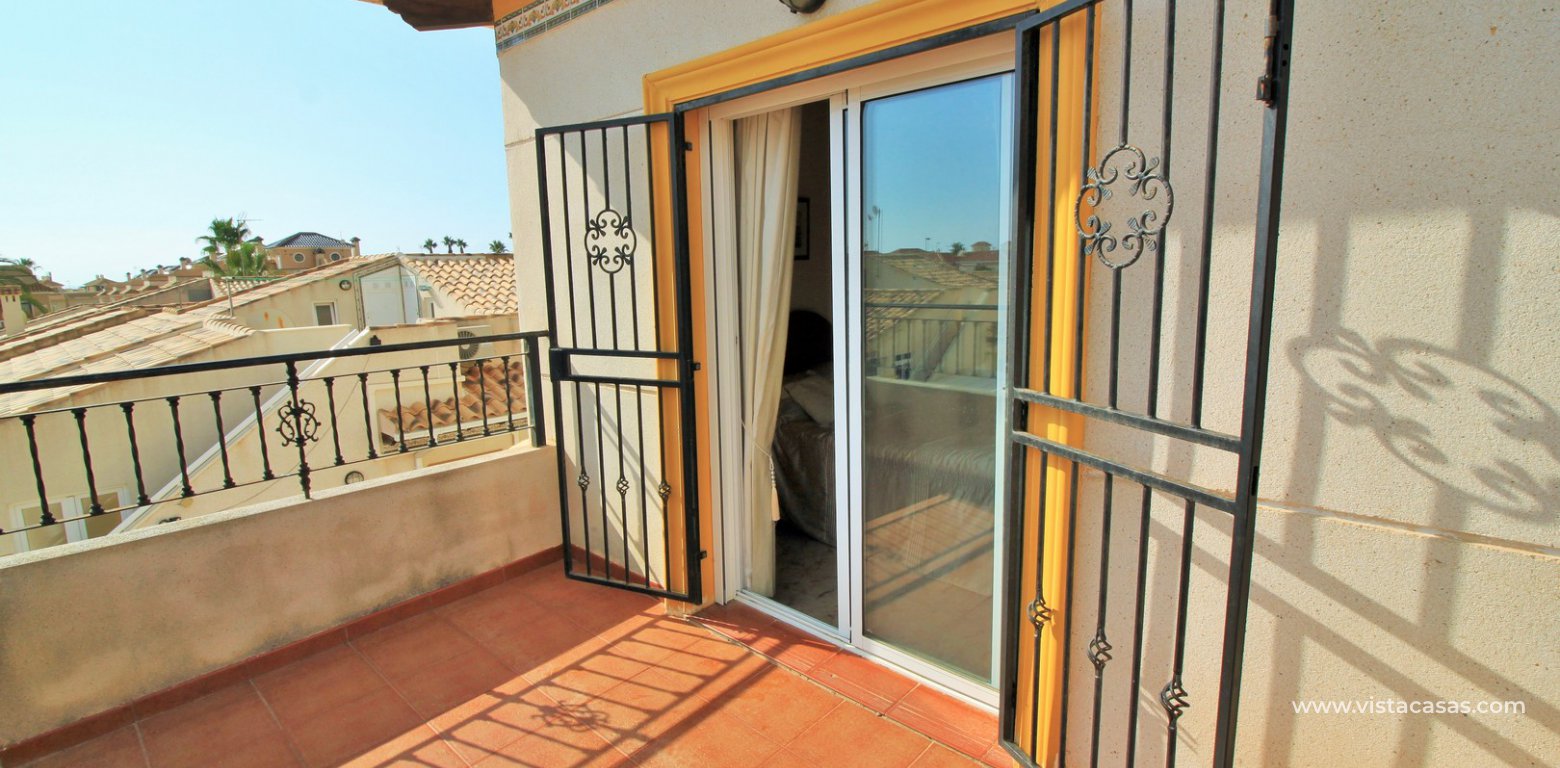 Townhouse for sale in Cabo Roig master bedroom private balcony 2