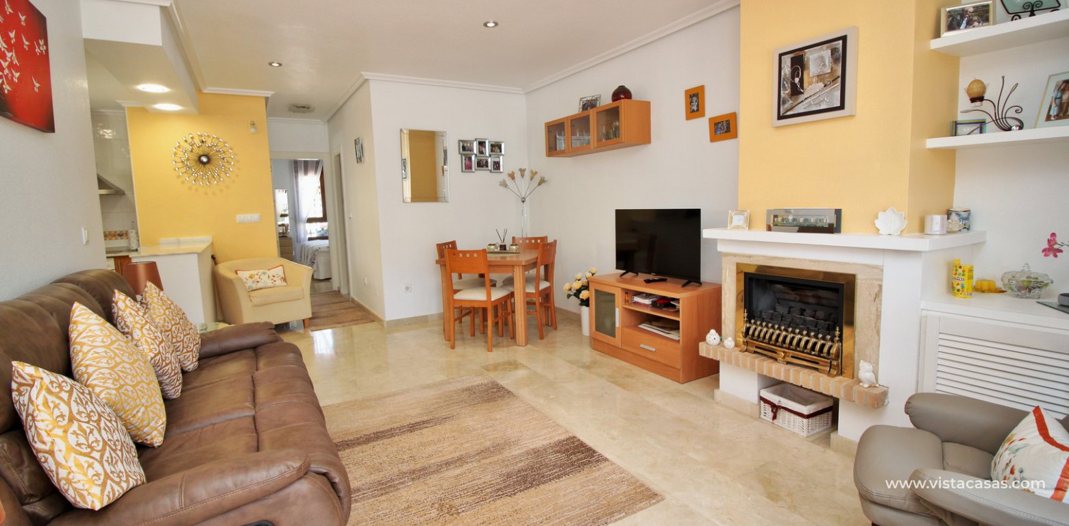 South facing ground floor apartment for sale overlooking the pool Pau 8 Villamartin lounge