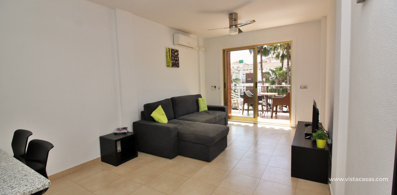 South facing apartment with tourist licence for sale in the Villamartin Plaza living room 2