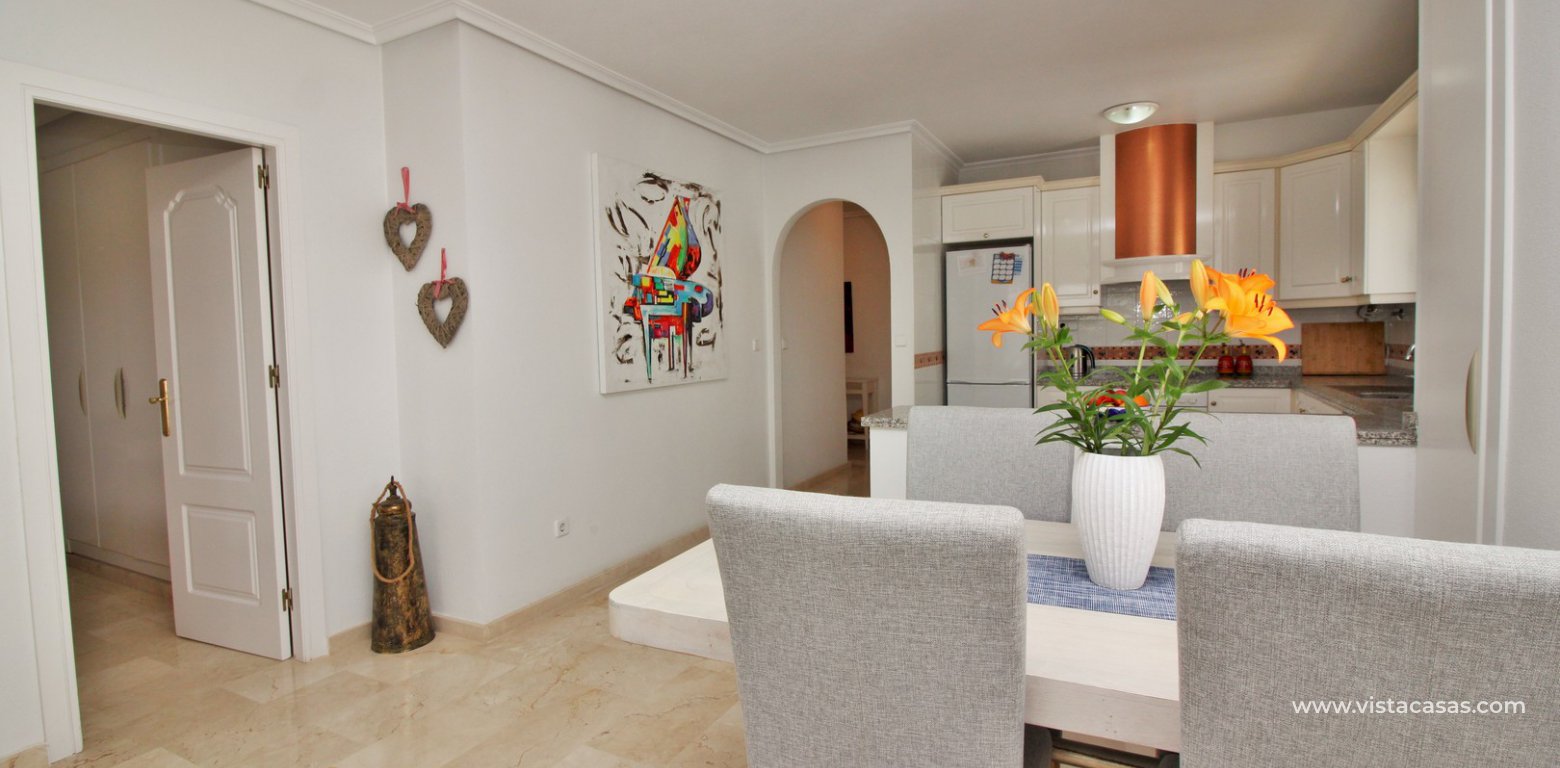 Top floor apartment for sale in Las Violetas Los Dolses dining area