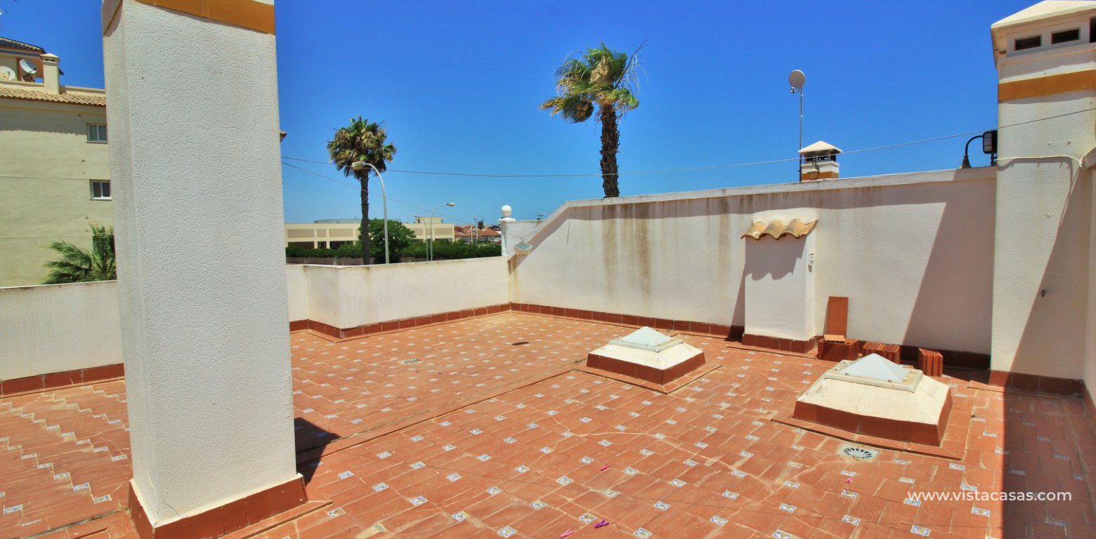 Bungalow for sale in Jumilla II Playa Flamenca roof terrace