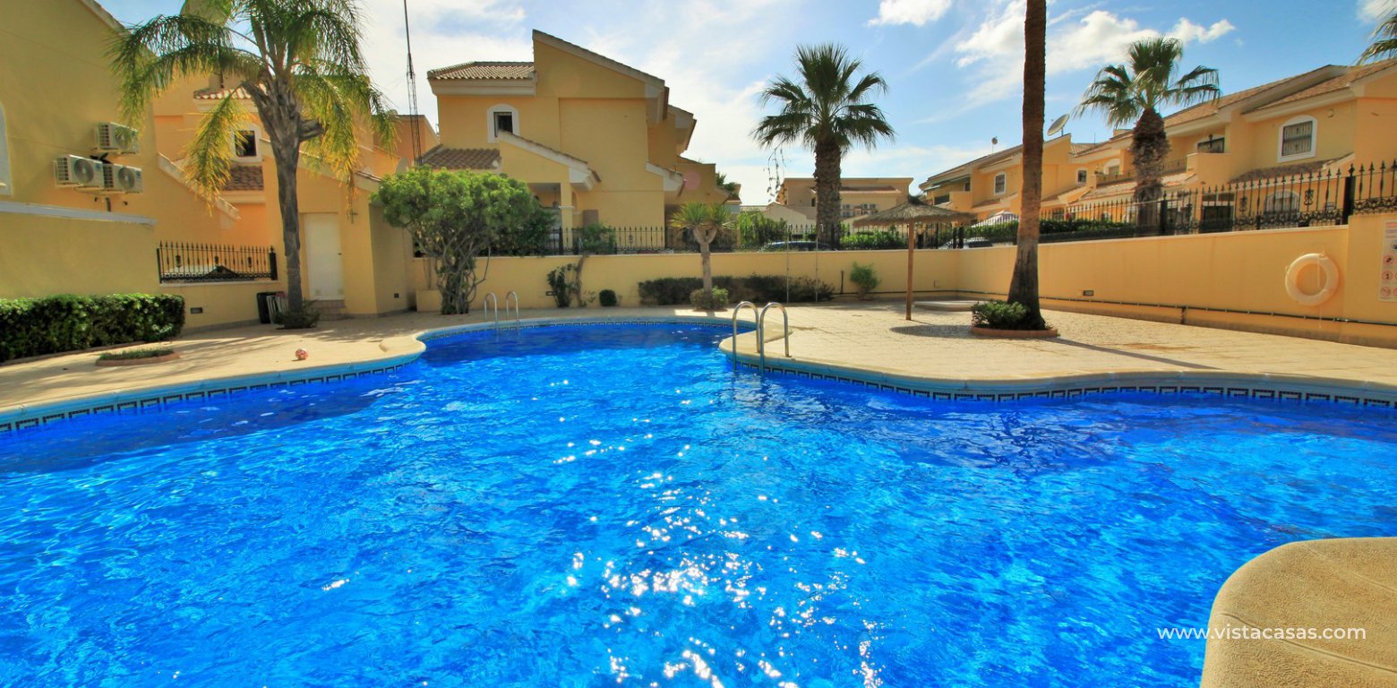 Villa for sale Costa Flamenca Golf Los Dolses communal pool