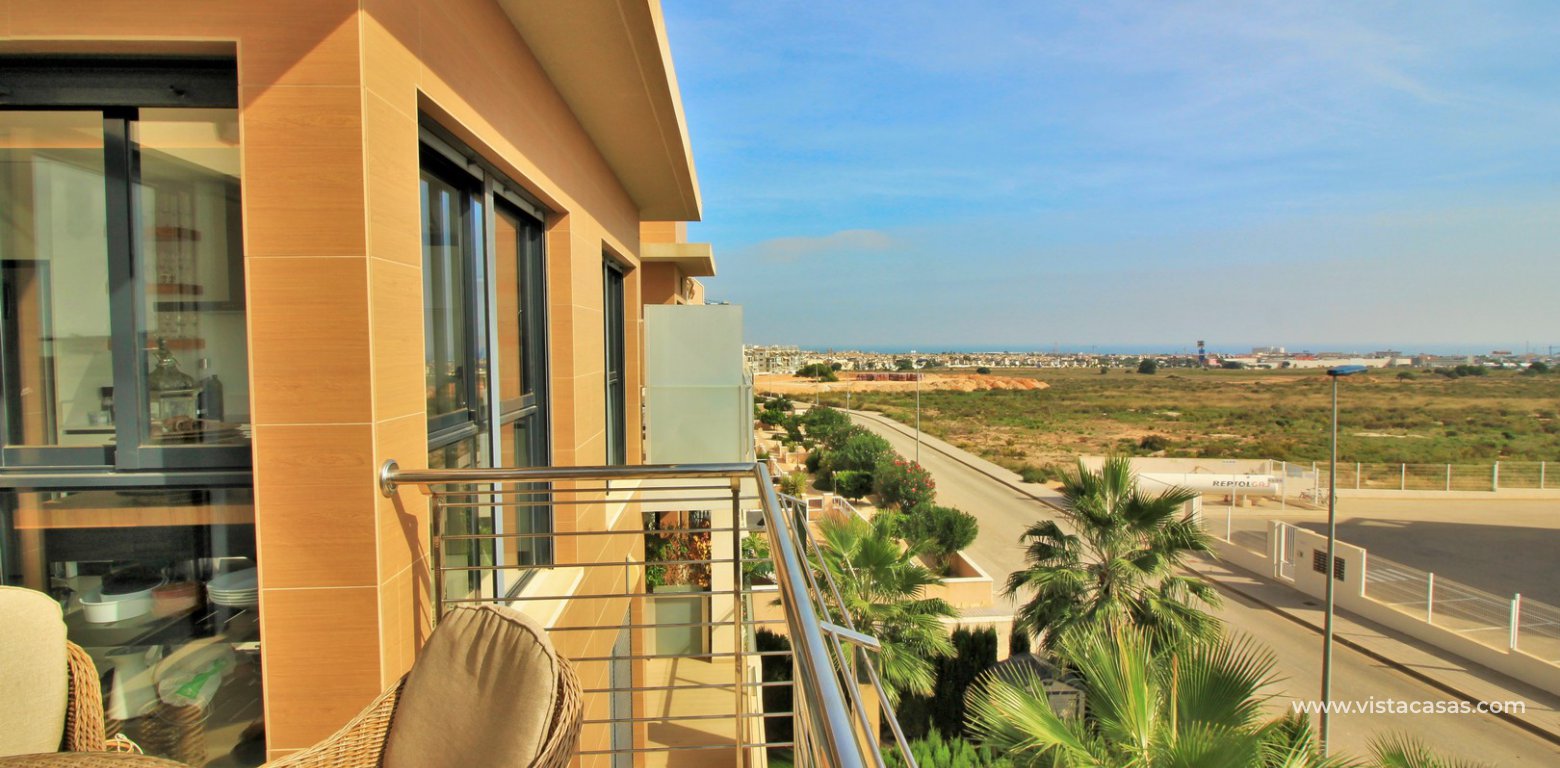 Penthouse apartment for sale Zenia Beach II Los Dolses south facing balcony