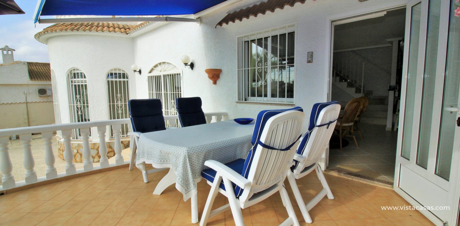 Detached villa for sale with private pool La Siesta Torrevieja terrace 5