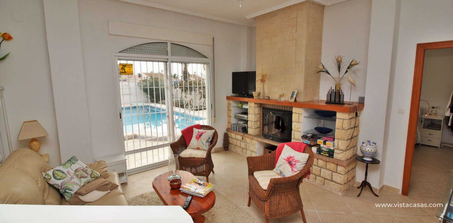 Detached villa for sale with private pool La Siesta Torrevieja lounge