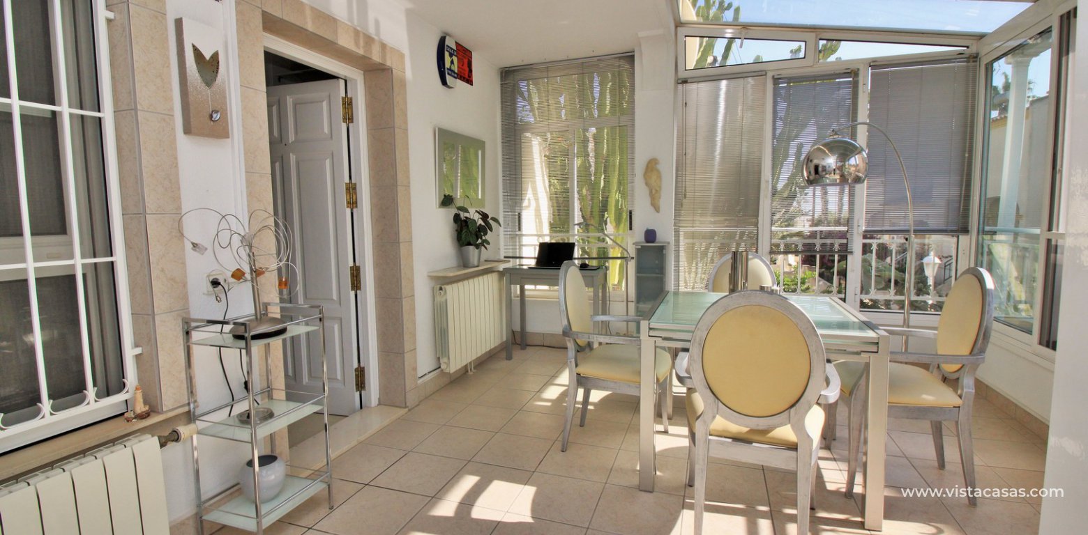 South facing ground floor apartment with pool views for sale Valencia Norte Villamartin enclosed terrace