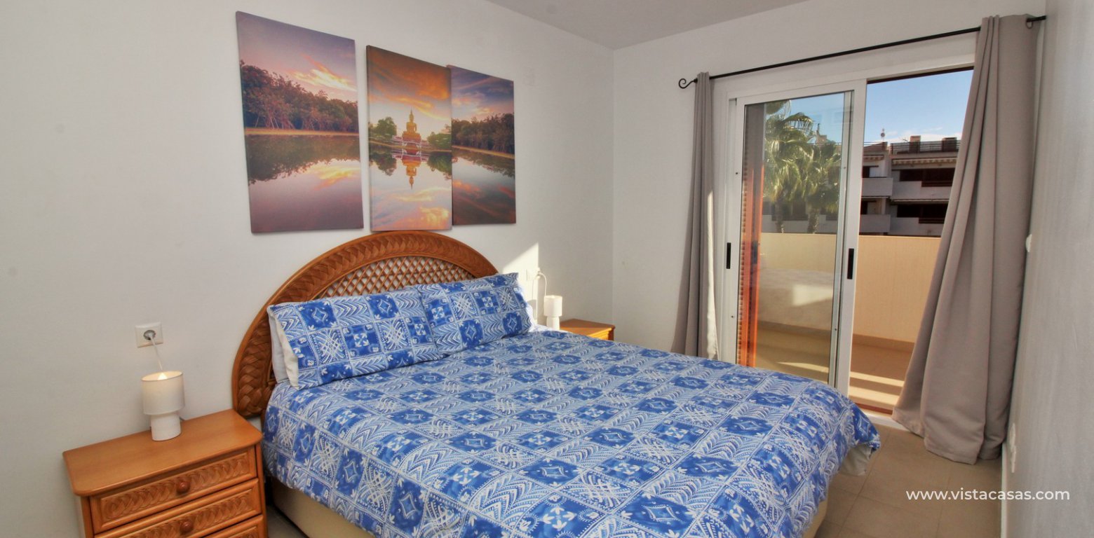 Apartment for sale overlooking the pool El Rincon Playa Flamenca Tourist Licence master bedroom
