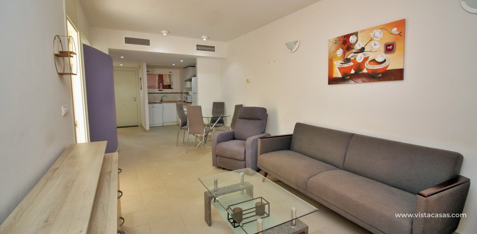 South facing penthouse apartment for sale El Rincon Playa Flamenca lounge