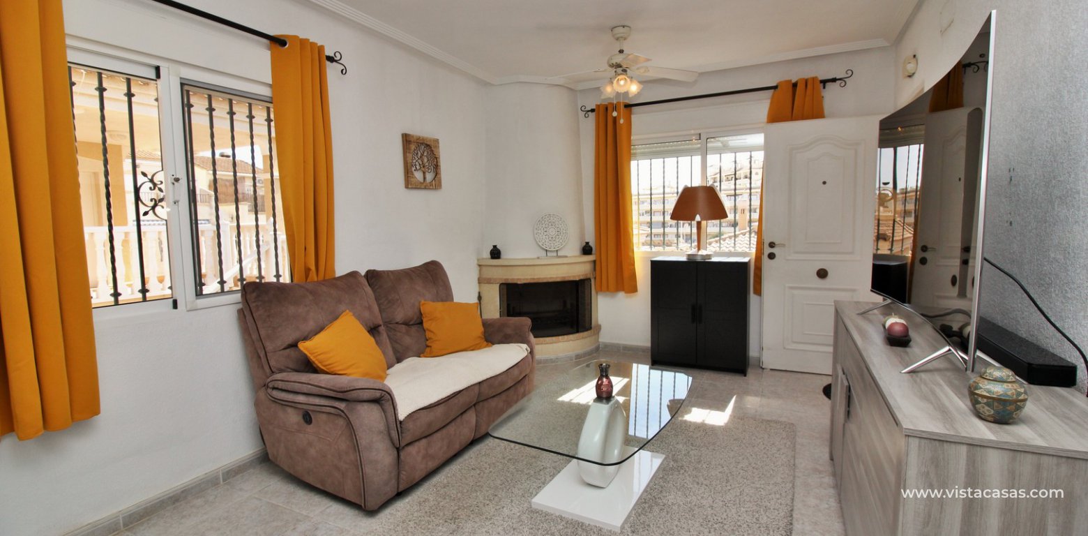 South facing detached villa with private pool and garage for sale Montegolf VII Villamartin living area 2