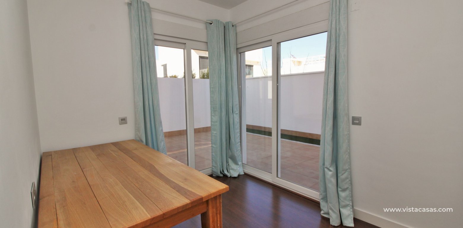 Luxury 5 bedroom detached villa with private pool for sale in Mil Palmeras downstairs bedroom