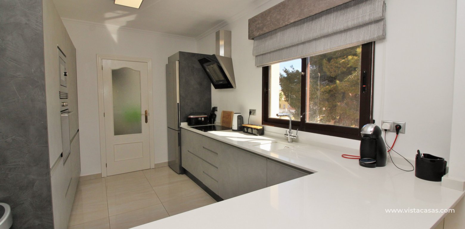 Modern 5 bedroom detached villa with private pool and large plot for sale Villamartin kitchen