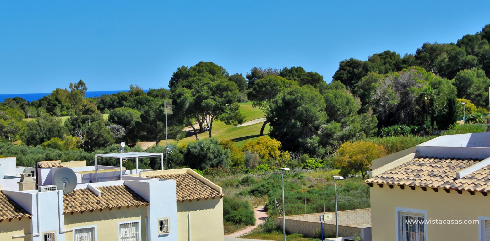 South facing 2 bedroom top floor apartment with golf views for sale in Panorama Golf Villamartin golf view
