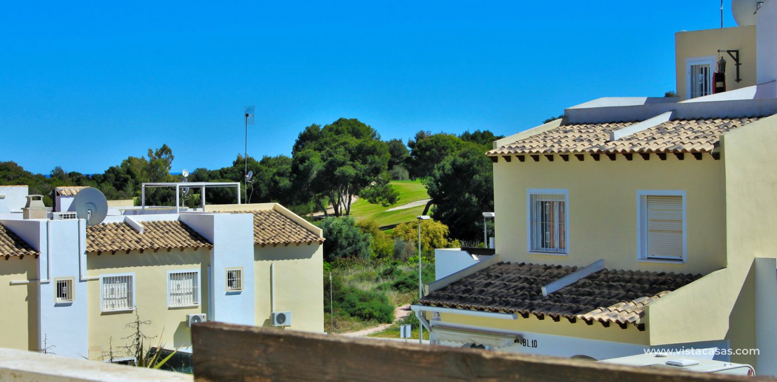South facing 2 bedroom top floor apartment with golf views for sale in Panorama Golf Villamartin golf course views