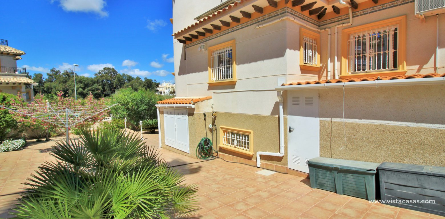 Detached villa with private pool for sale Pinada Golf 2 Villamartin garden rear