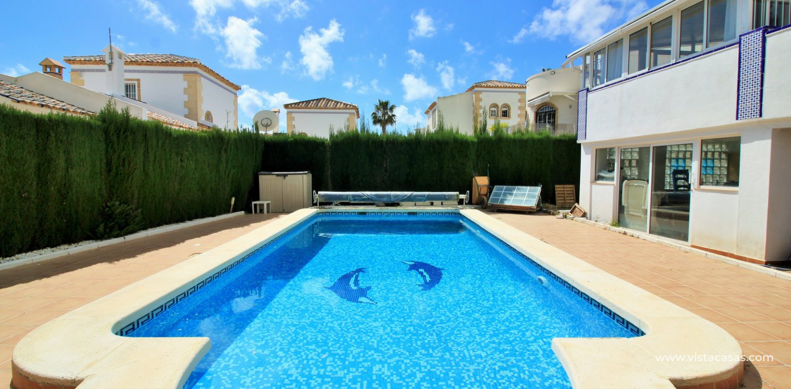 Detached villa with pool for sale R3 Las Violetas Villamartin salt pool
