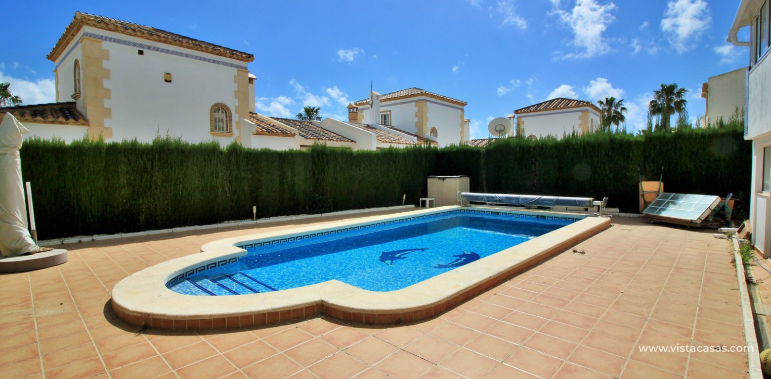 Detached villa with pool for sale R3 Las Violetas Villamartin swimming pool