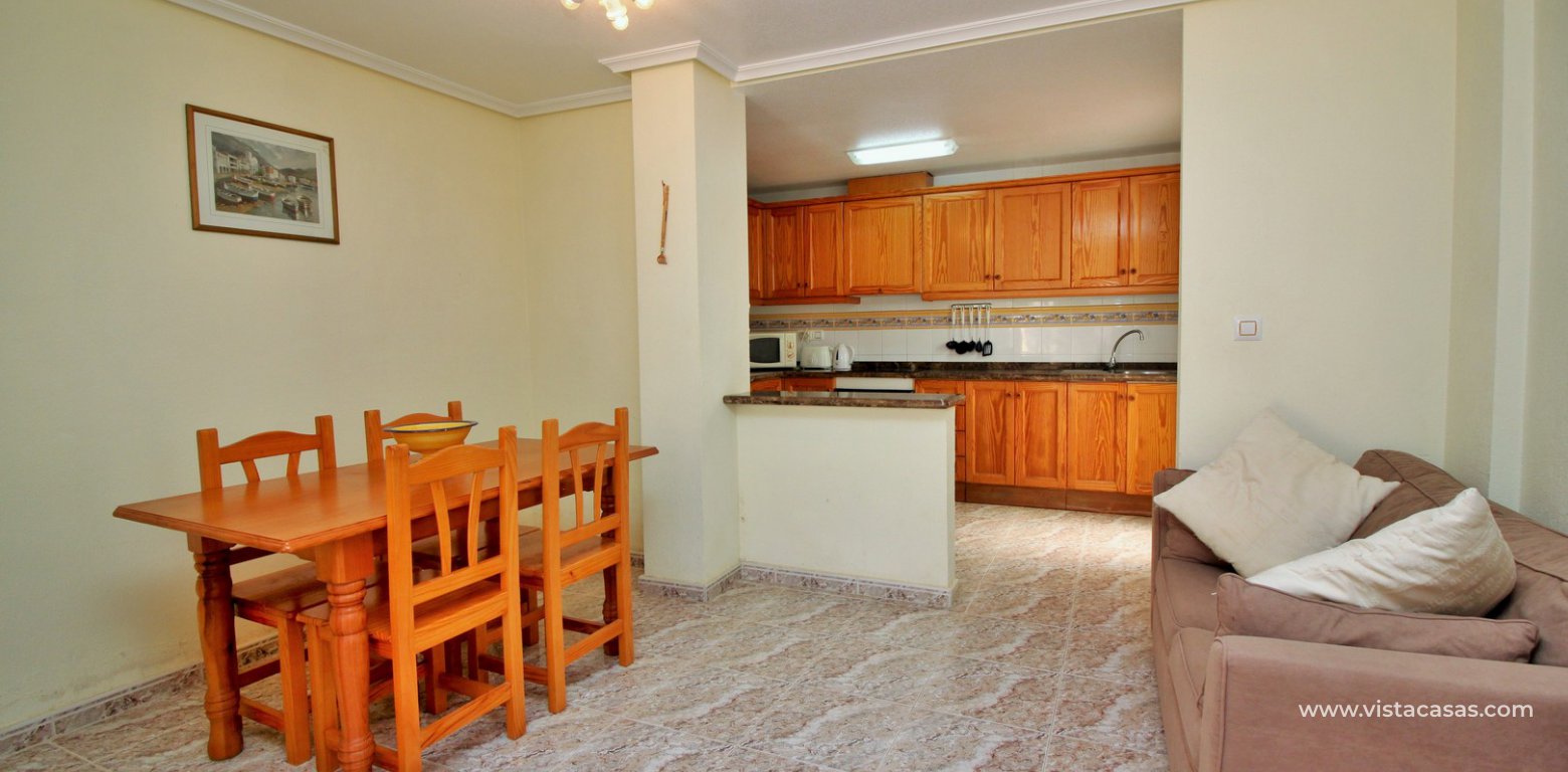 South facing ground floor apartment for sale in Villamartin dining area