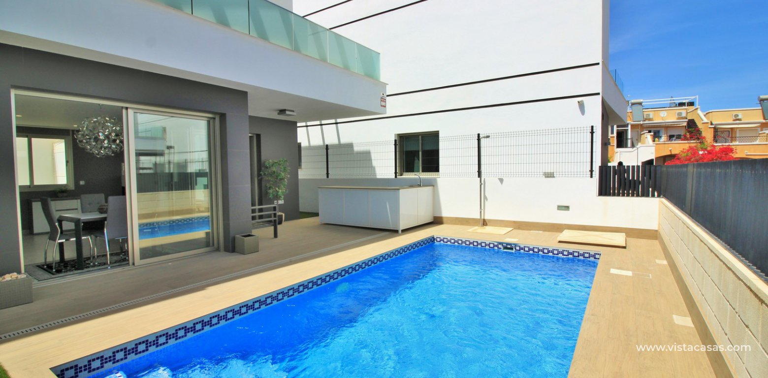 Detached villa with private pool for sale Villamartin swimming pool