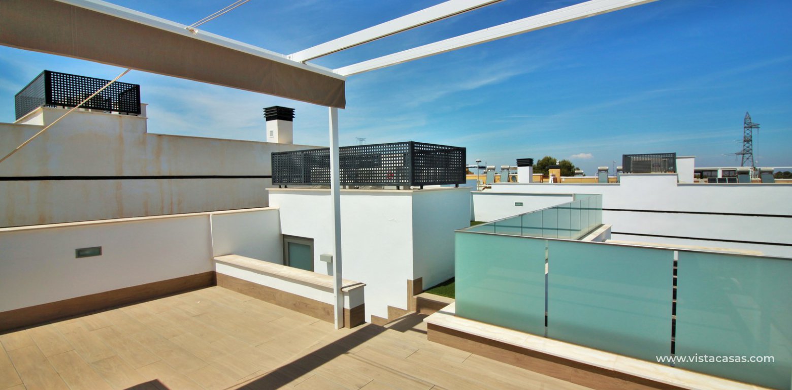 Detached villa with private pool for sale Villamartin solarium terrace