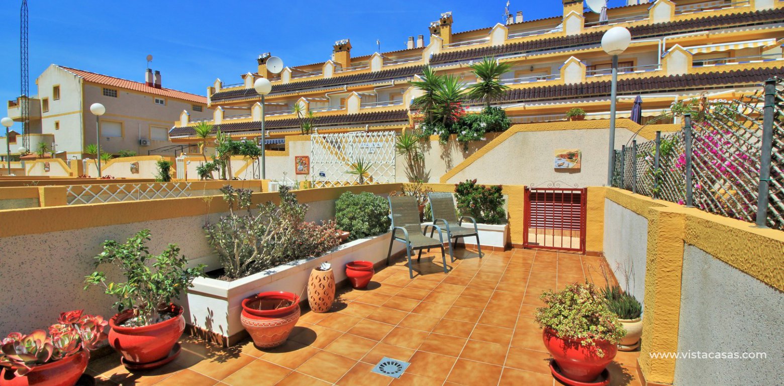 Townhouse for sale Amapolas VII Playa Flamenca garden