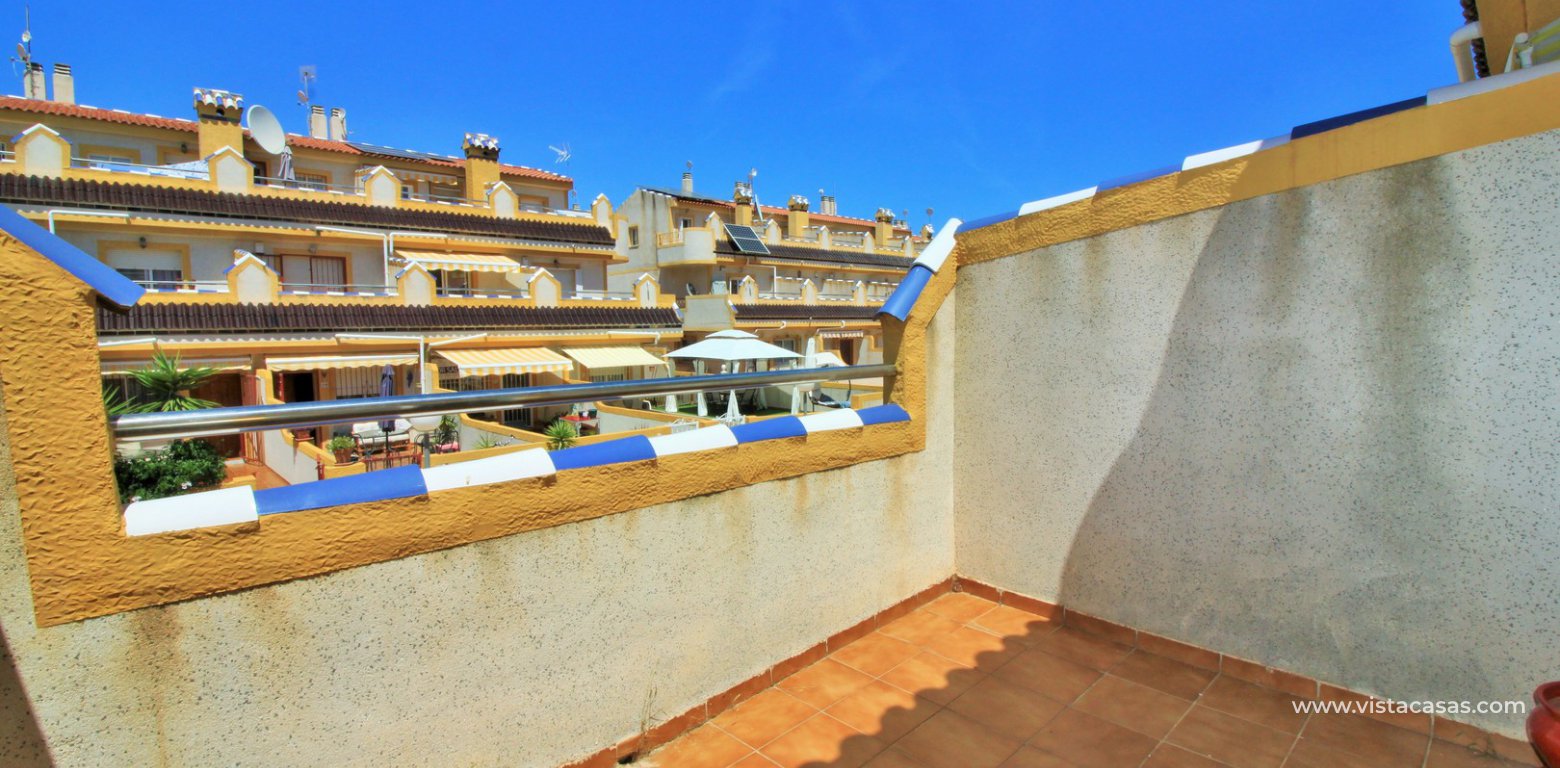 Townhouse for sale Amapolas VII Playa Flamenca front balcony