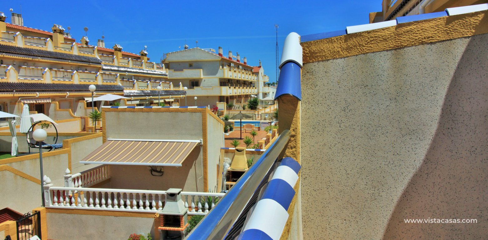 Townhouse for sale Amapolas VII Playa Flamenca balcony pool view