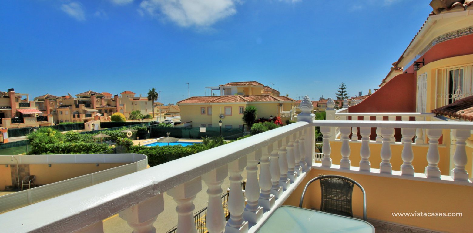 Townhouse for sale Colinas de la Zenia Cabo Roig master bedroom balcony