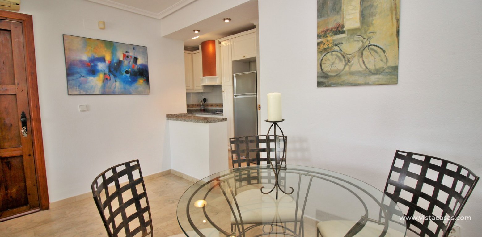 Top floor apartment for sale R10 Los Dolses dining area