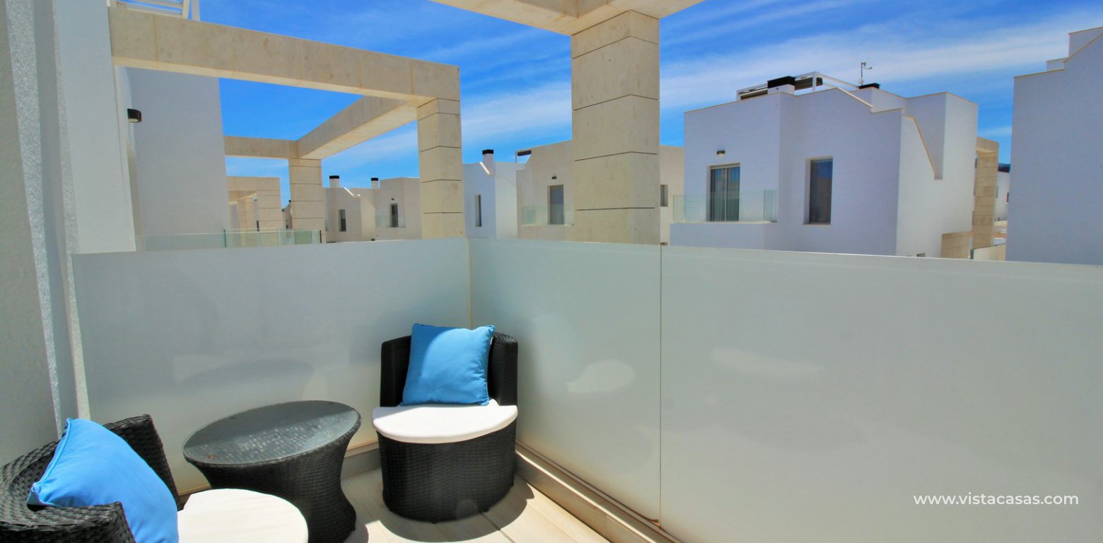 Villa for sale in Palm Beach III Lomas de Cabo Roig balcony