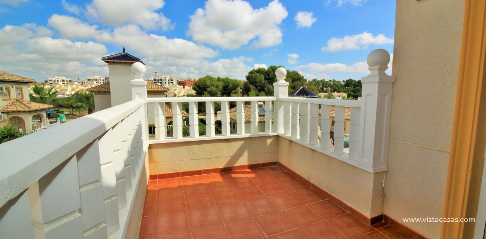 Detached villa with garage for sale Pinada Golf I Villamartin balcony