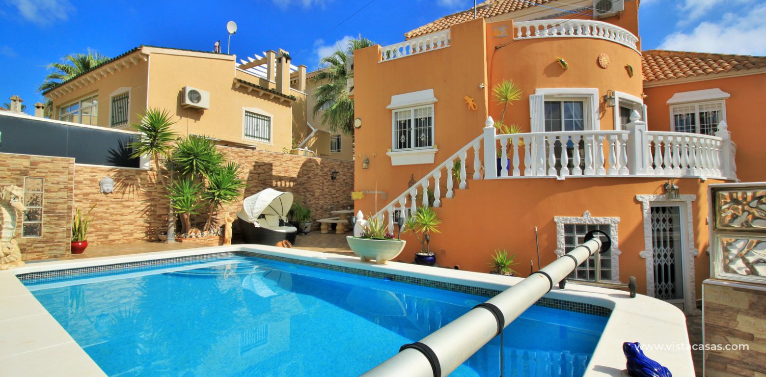 South facing villa with private pool and underbuild for sale Villamartin