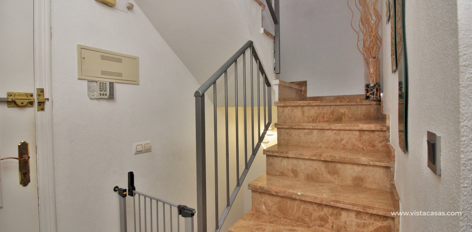 South facing villa with private pool and underbuild for sale Villamartin staircase