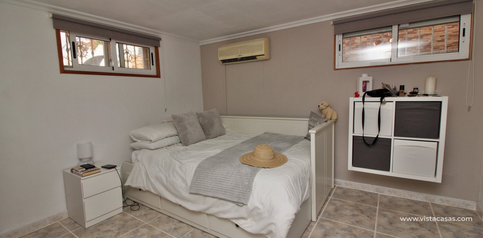 South facing villa with private pool and underbuild for sale Villamartin annex bedroom