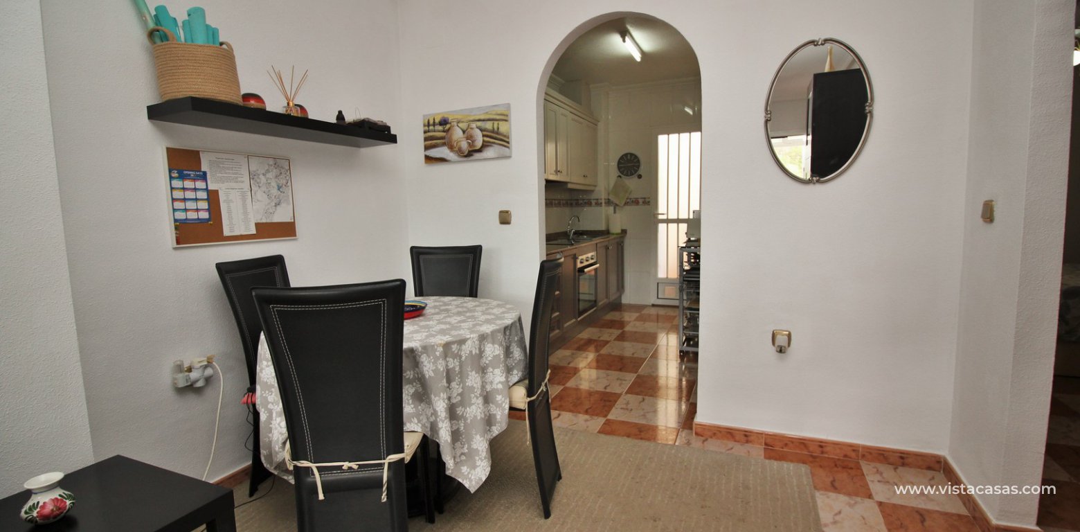 Ground floor apartment for sale Pinada Golf Villamartin dining area