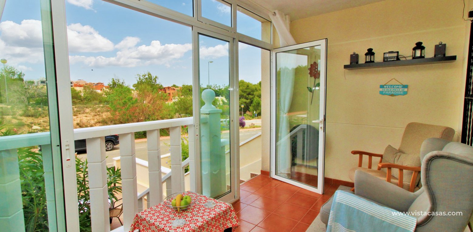 Ground floor apartment for sale Pinada Golf Villamartin enclosed porch